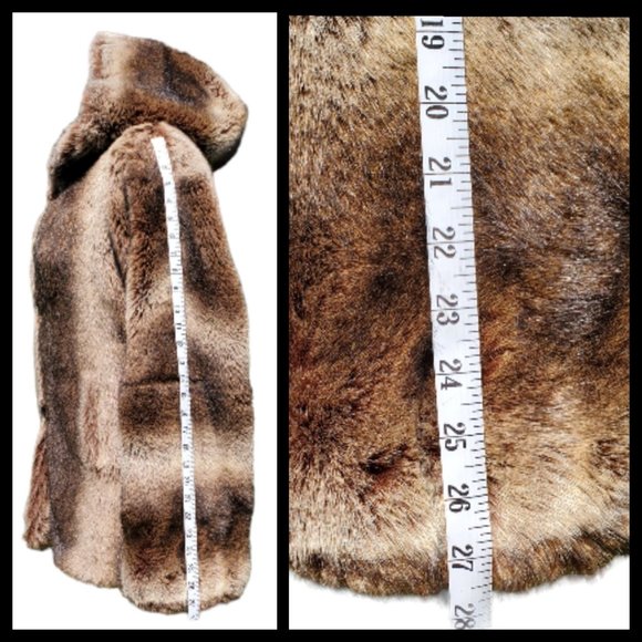 Hugo Buscati Hooded Faux Fur Coat - Picture 11 of 16